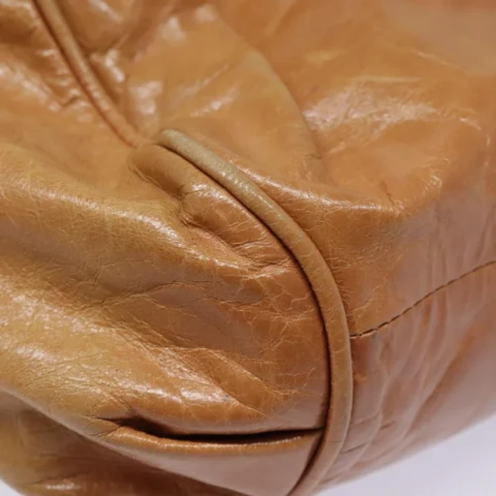 Chloé Pre-owned Leather handbags Brown Dames
