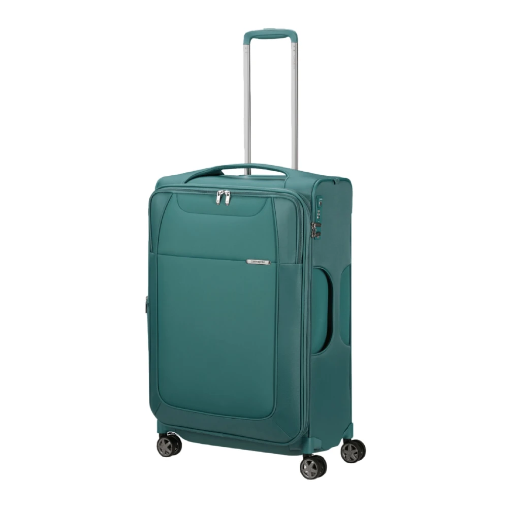 Samsonite Blå Trolley Resväska med TSA-lås Green, Unisex