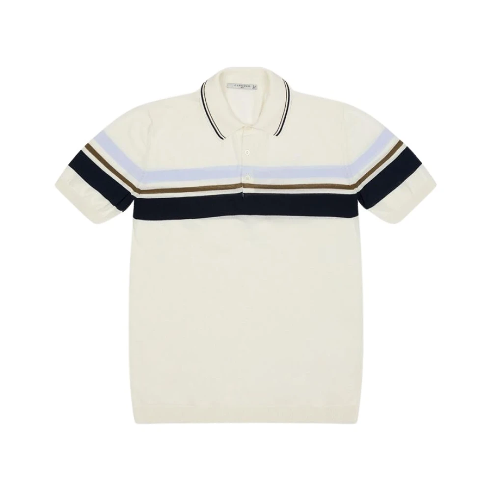 Circolo 1901 Klassieke Polo Shirt White Heren