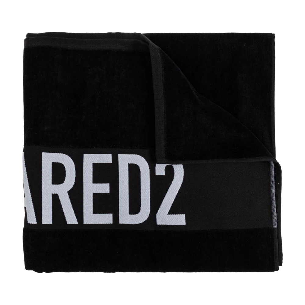 Dsquared2 Badhanddoek Black Heren