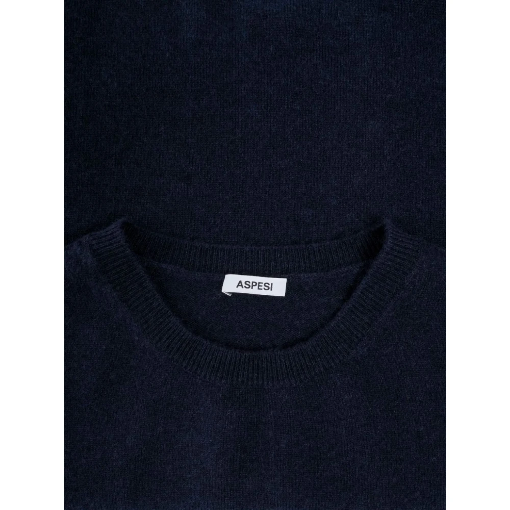 Aspesi Navy MOD 3307 Stijlvolle Shirt Blue Dames