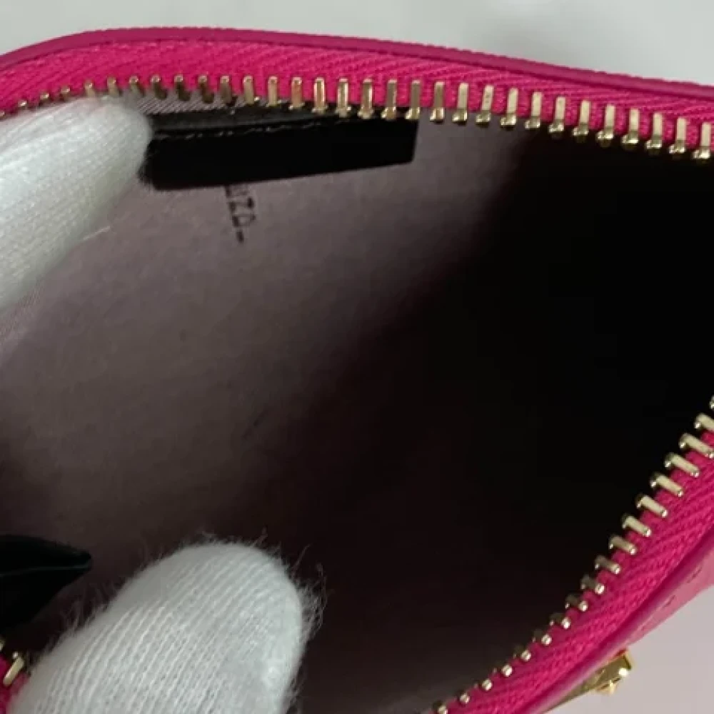 Fendi Vintage Pre-owned Leather clutches Pink Dames