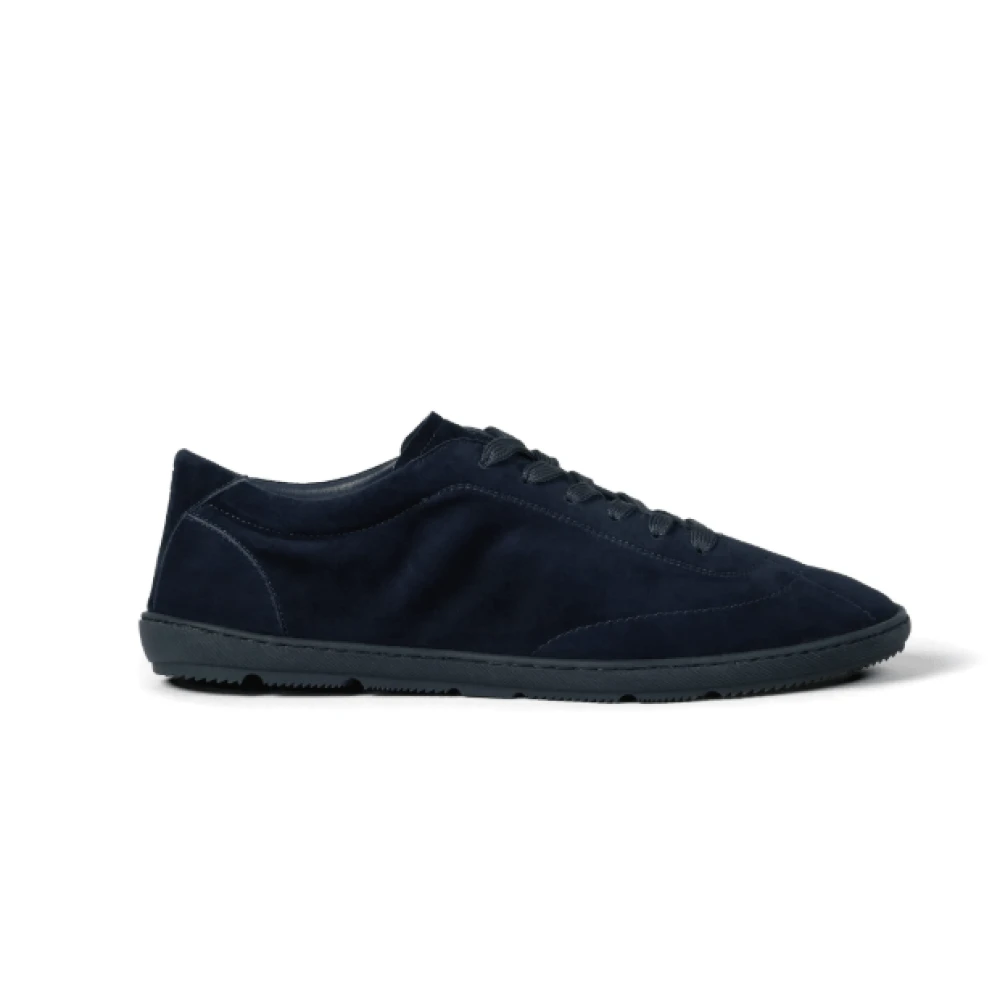 Brunello Cucinelli Suede Lichtgewicht Sneakers Heren Schoenen Zwart