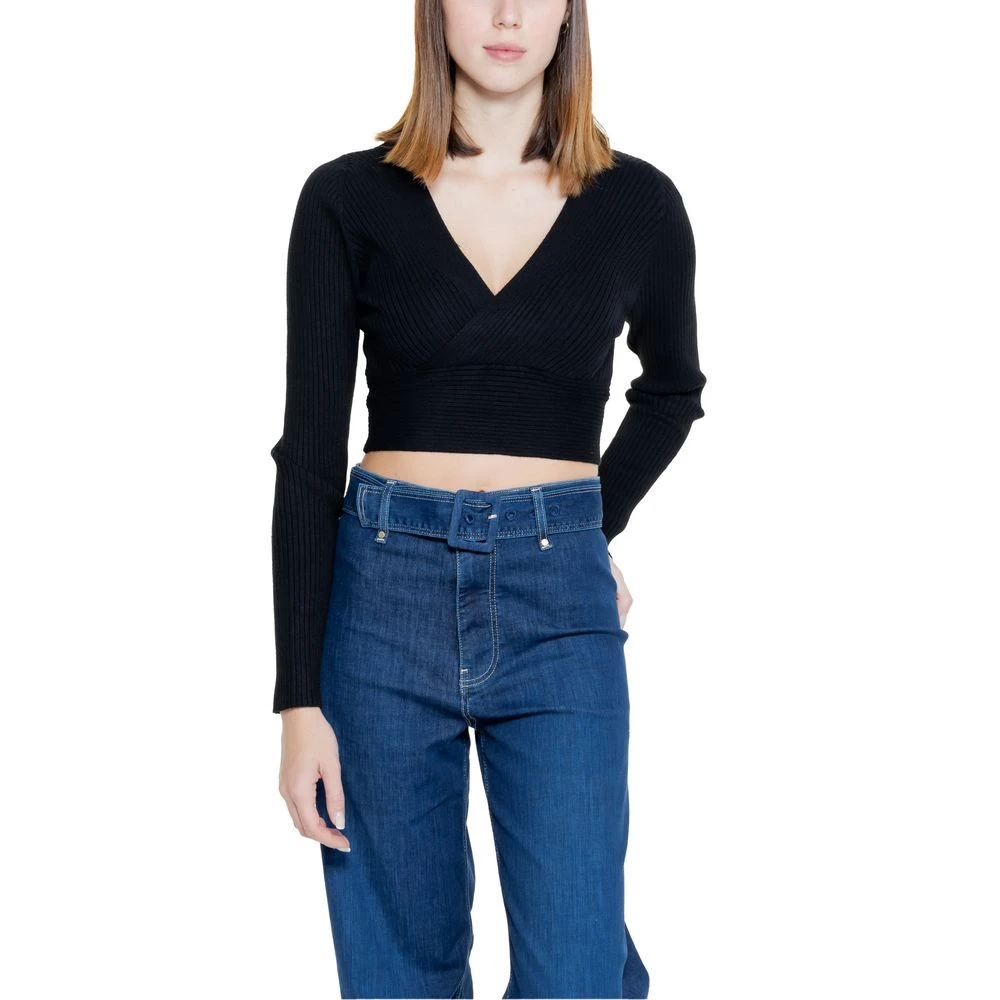 Only Zwarte Viscose Tops & T-Shirt Collectie Black Dames