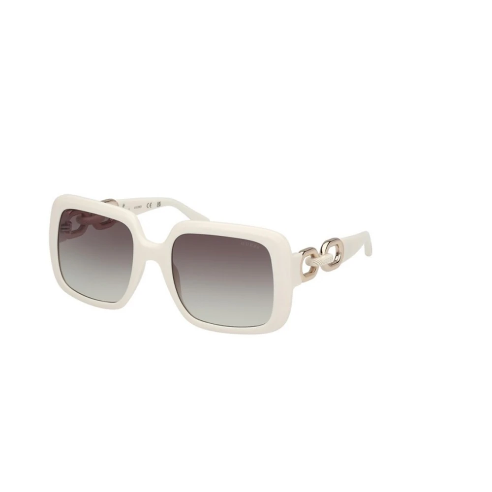 Guess Women's White Sunglasses, 56 Mm, Authentic Glasses With Top-Notch Service