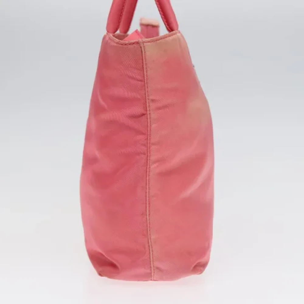 Prada Vintage Pre-owned Leather handbags Pink Dames