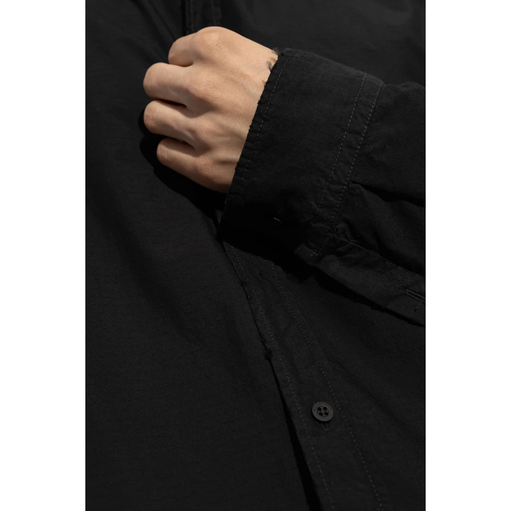 Balenciaga Overhemd met zak Black Heren