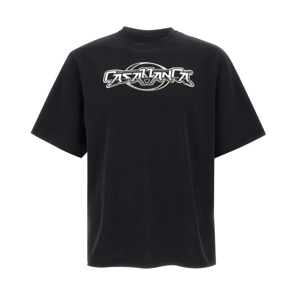 Casablanca Men's Black Chrome Oversized T-Shirt