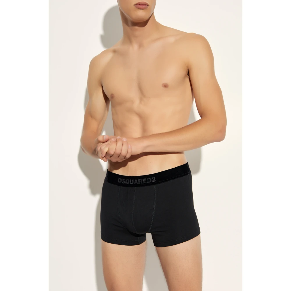 Dsquared2 Katoenen boxershorts Black Heren