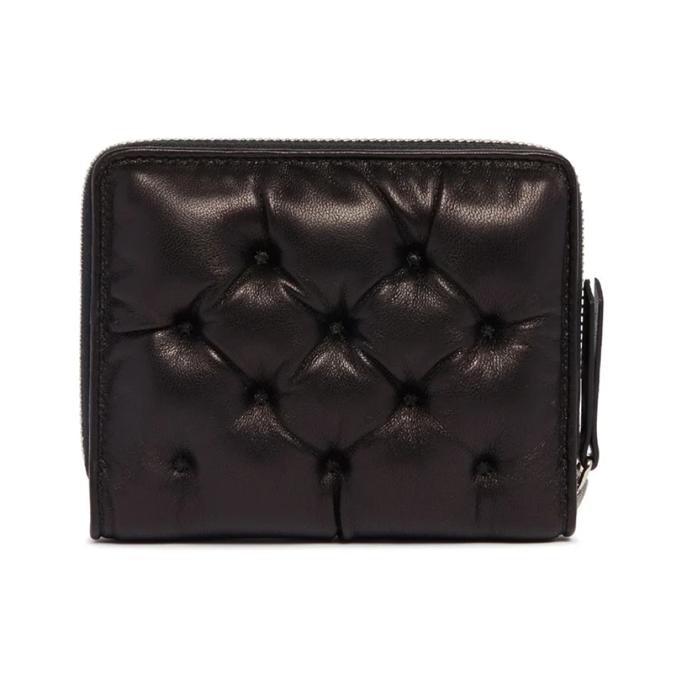Maison Margiela Glam Slam Geborduurde Portemonnee in Zwart Black Dames