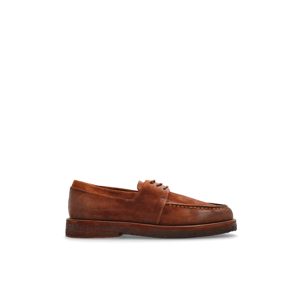 Marsell Mannelijk Bruin Schoenen Heren, 45 Eu, Leer, Schoenen Type Loafers