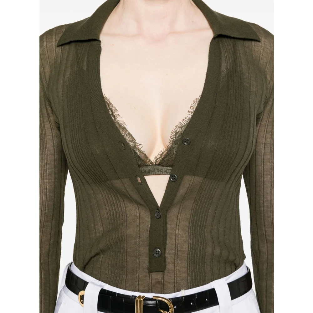 pinko Groene T-shirt voor vrouwen Green Dames