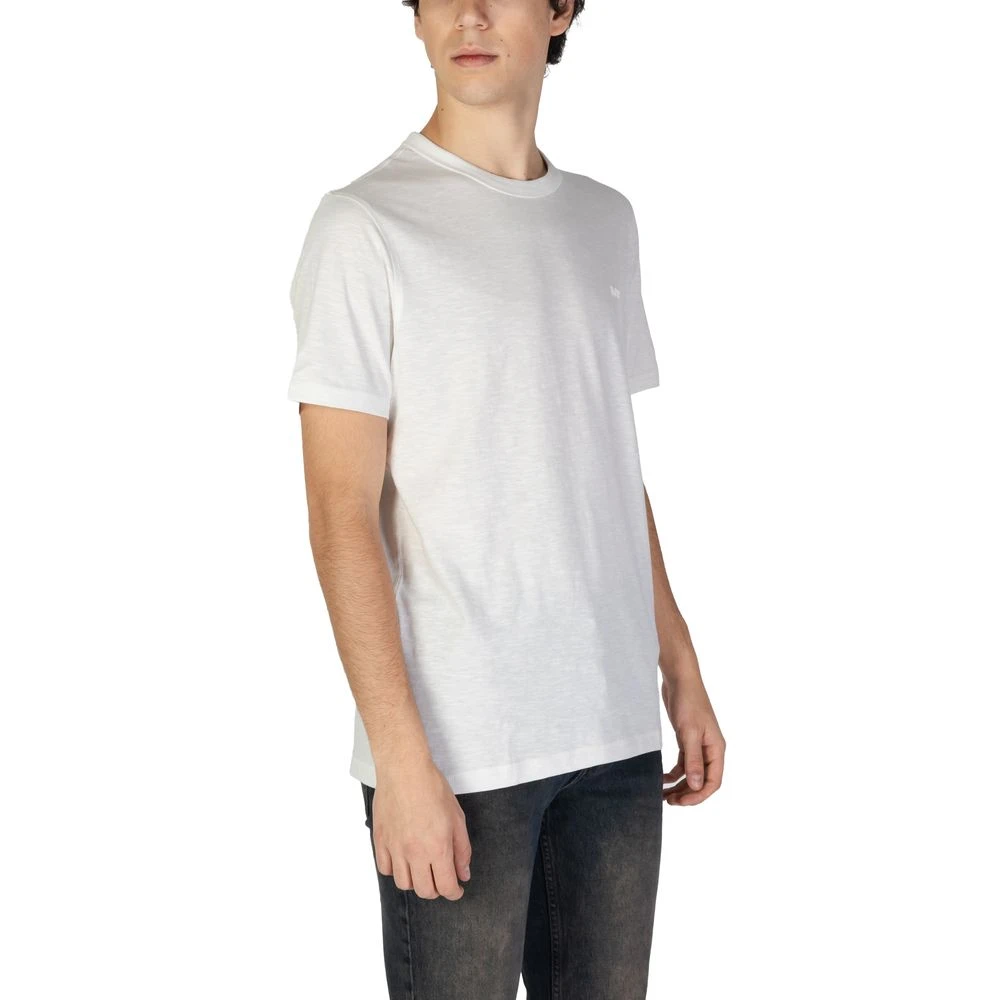 Hugo Boss Heren Lente Zomer Katoenen T-Shirt White Heren