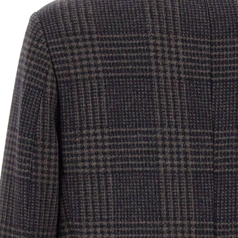 Fay Wollen ruitjas Multicolor Heren