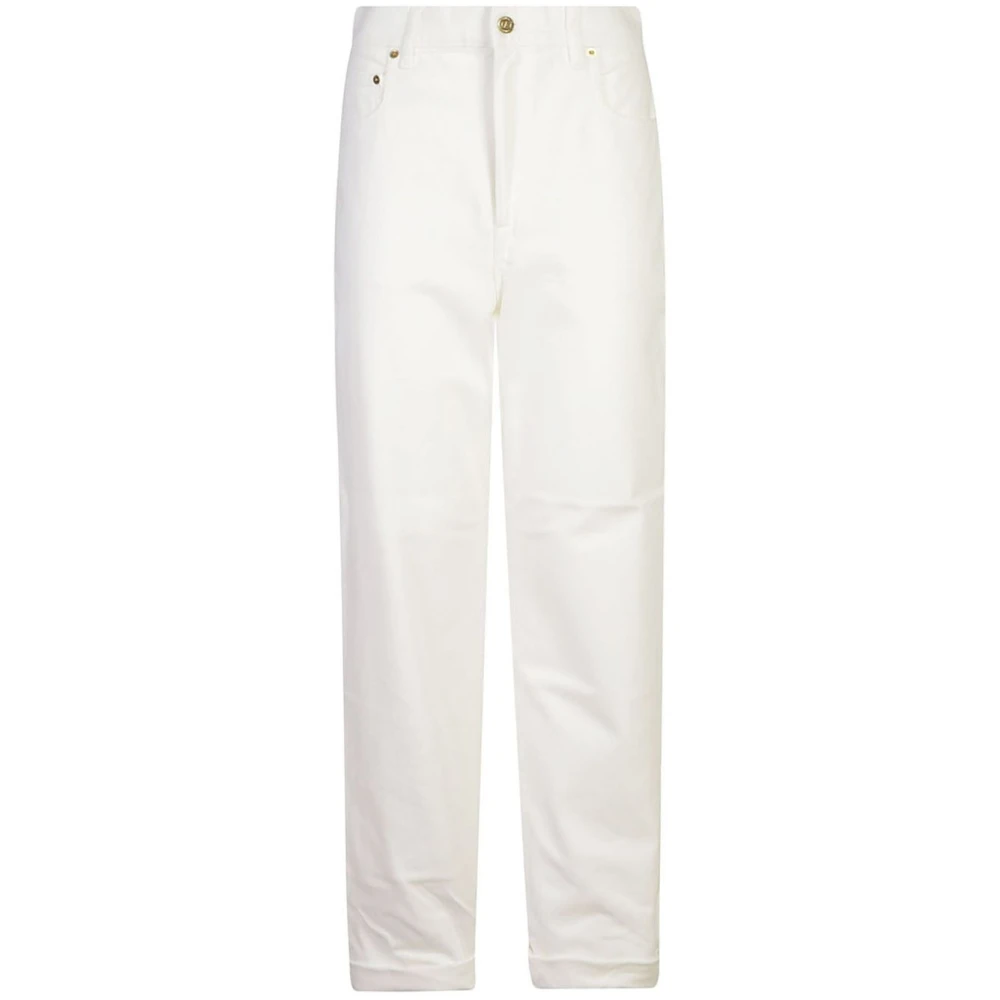 Golden Goose Straight Leg Jeans White Dames