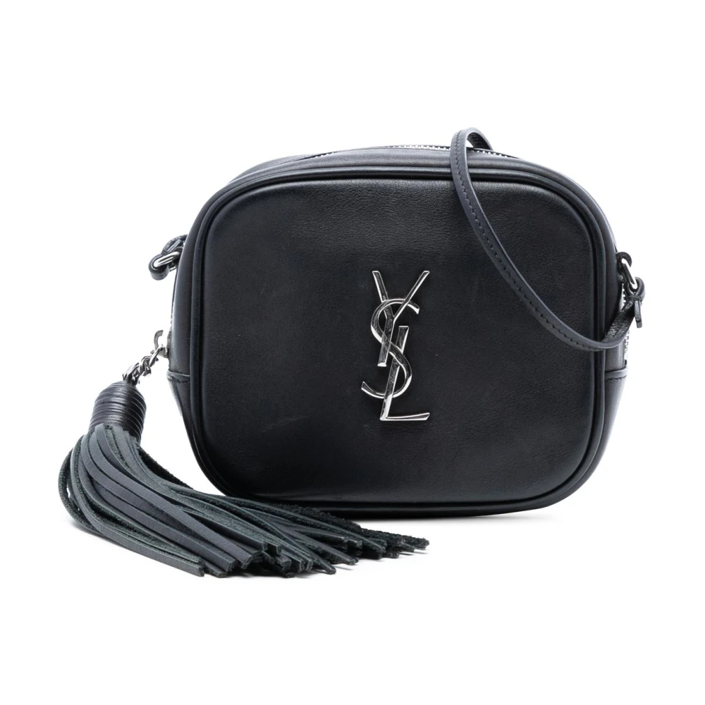 Saint Laurent Vintage Women's Black Pre-Owned This Is A Camera Crossbody Bag