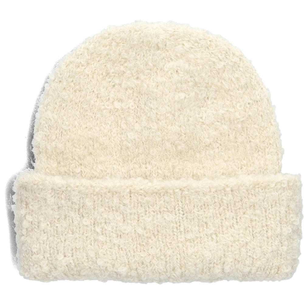 Moss copenhagen Beige Beanie voor Stijlvolle Warmte Beige Dames