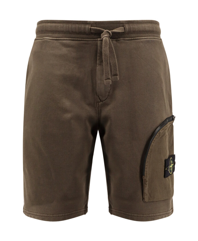 short-vert-avec-poches-et-logo
