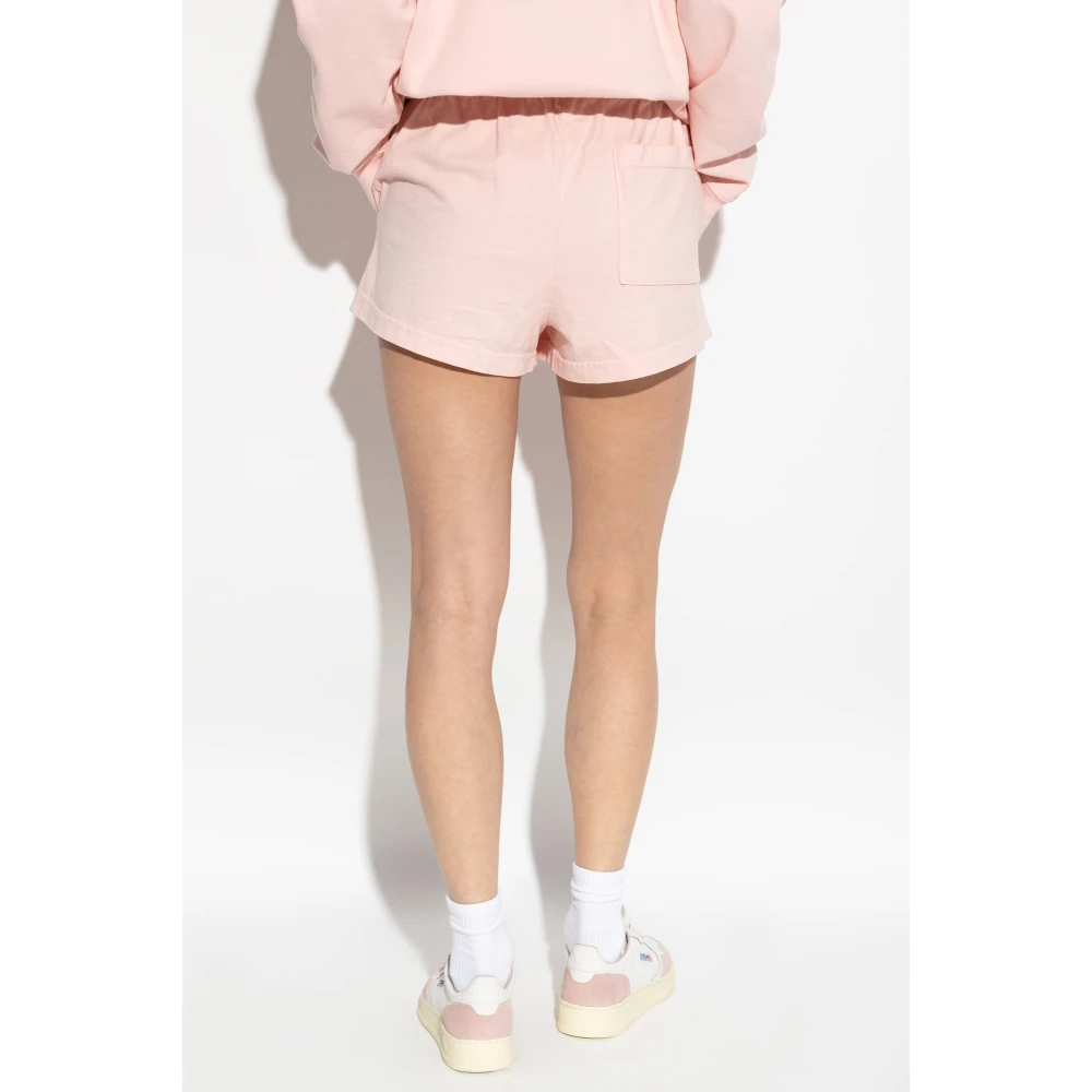 Sporty & Rich Logo Shorts Pink Dames