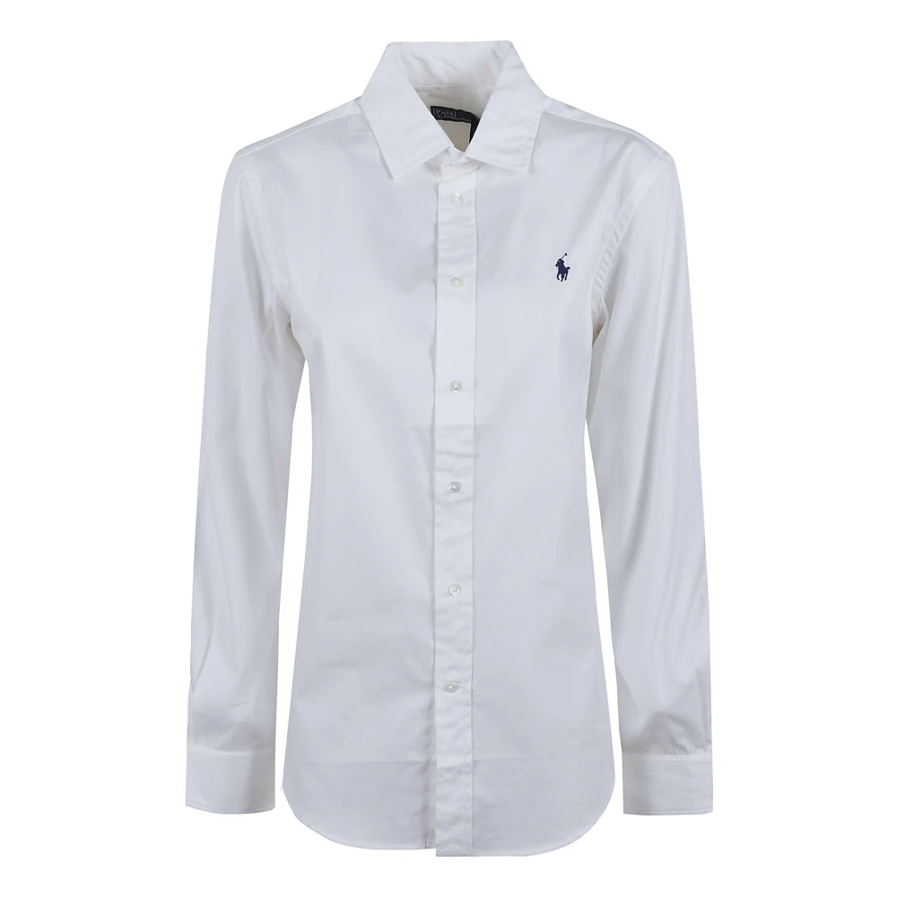 Ralph Lauren Knopen Voor Shirt White Dames