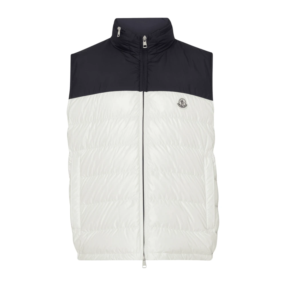 Moncler - Jackets > Vests - Beige - Moncler - Modalova
