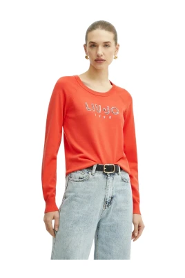 Logo Rhinestone Sweater