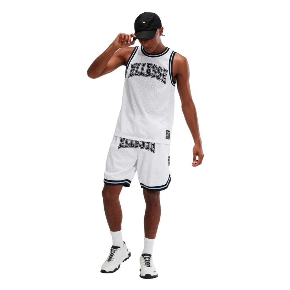 Ellesse Witte tanktop vest tee White Heren