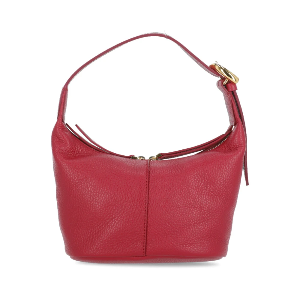 Coccinelle Rode leren handtas met verstelbare handvat Red Dames