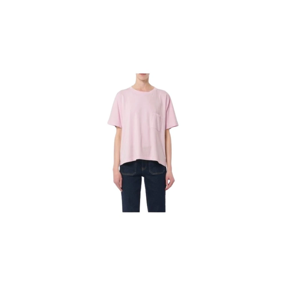 Vanessa Bruno Petale Dames T-shirt Korte Mouw Pink Dames