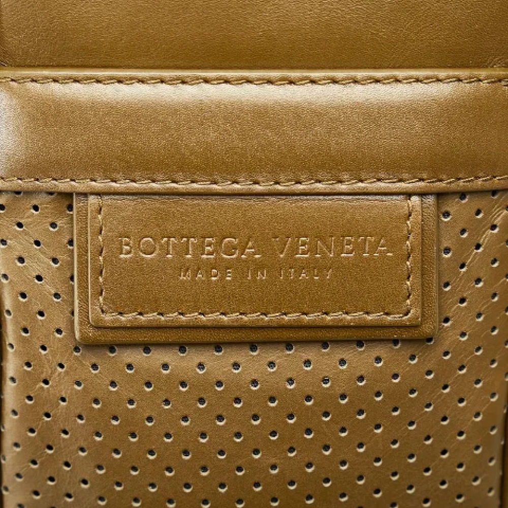 Bottega Veneta Vintage Pre-owned Leather shoulder-bags Gray Heren