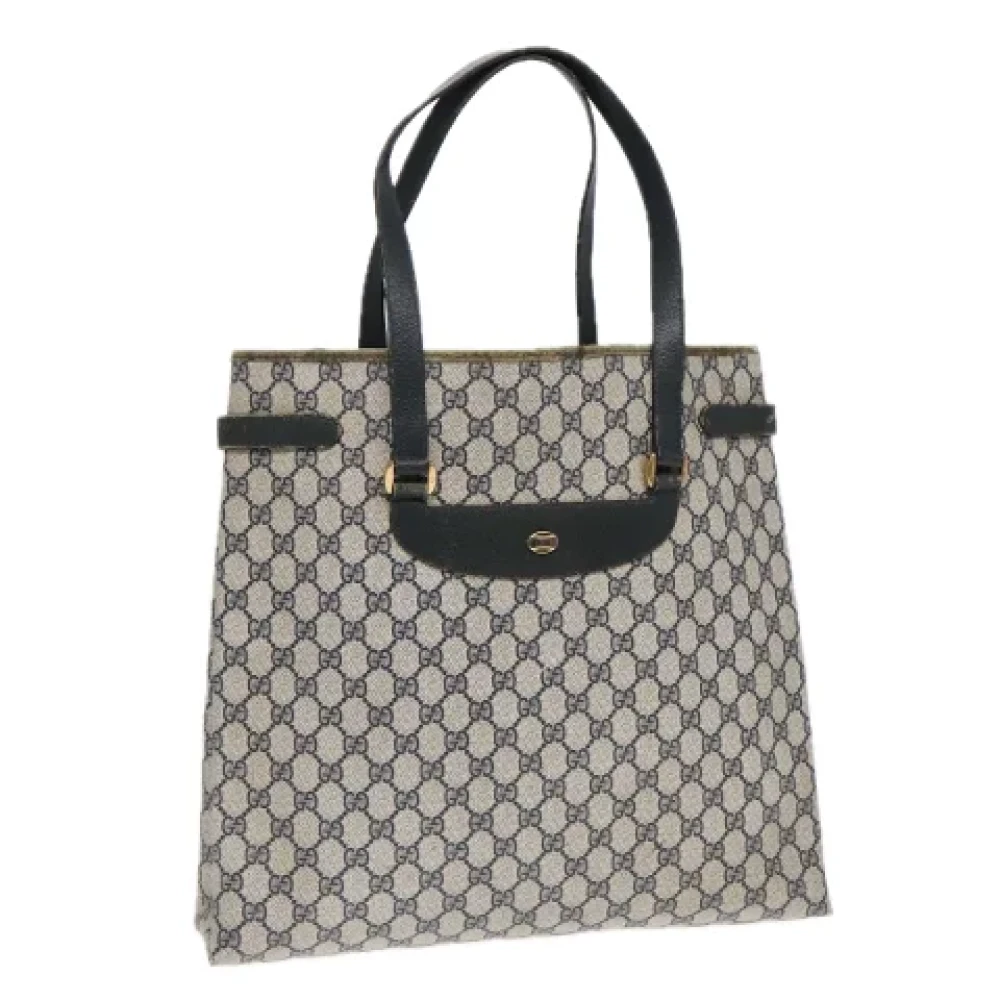 Gucci Vintage Pre-owned Leather totes Blue Dames