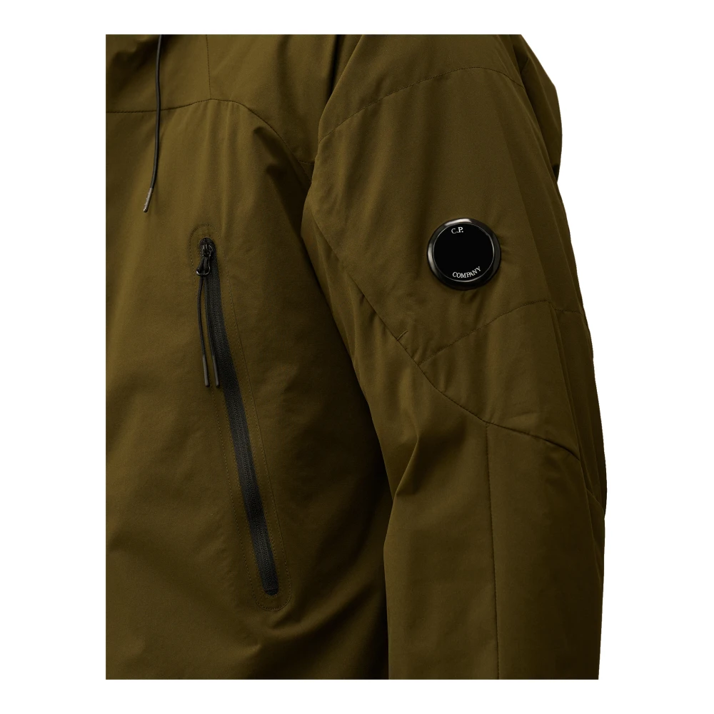 C.P. Company Pro-Tek volledige ritssluiting jas met Primaloft Silver Brown Heren
