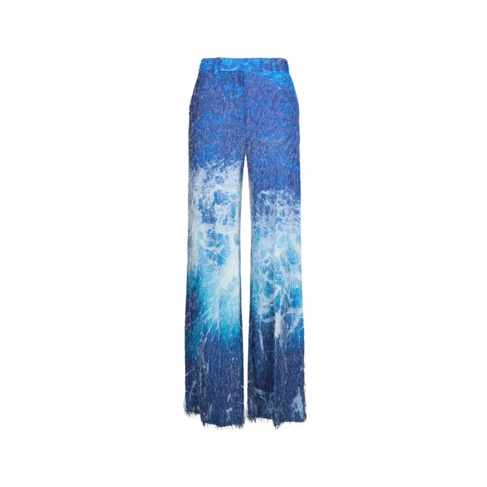 Roberto Cavalli Mujer Azul Pantalones, Talla: S