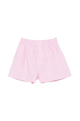 Striped Cotton Shorts