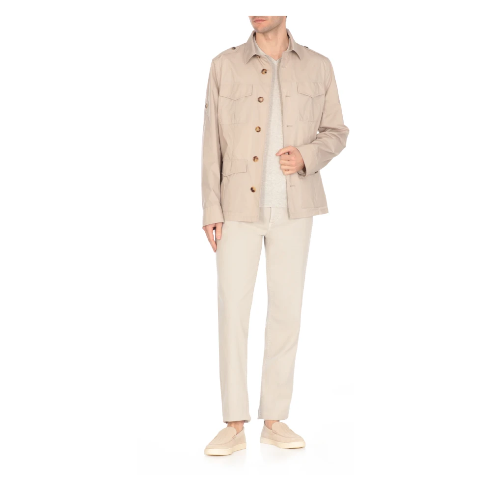 BRUNELLO CUCINELLI Grijze Katoenen Poloshirt voor Mannen Gray Heren