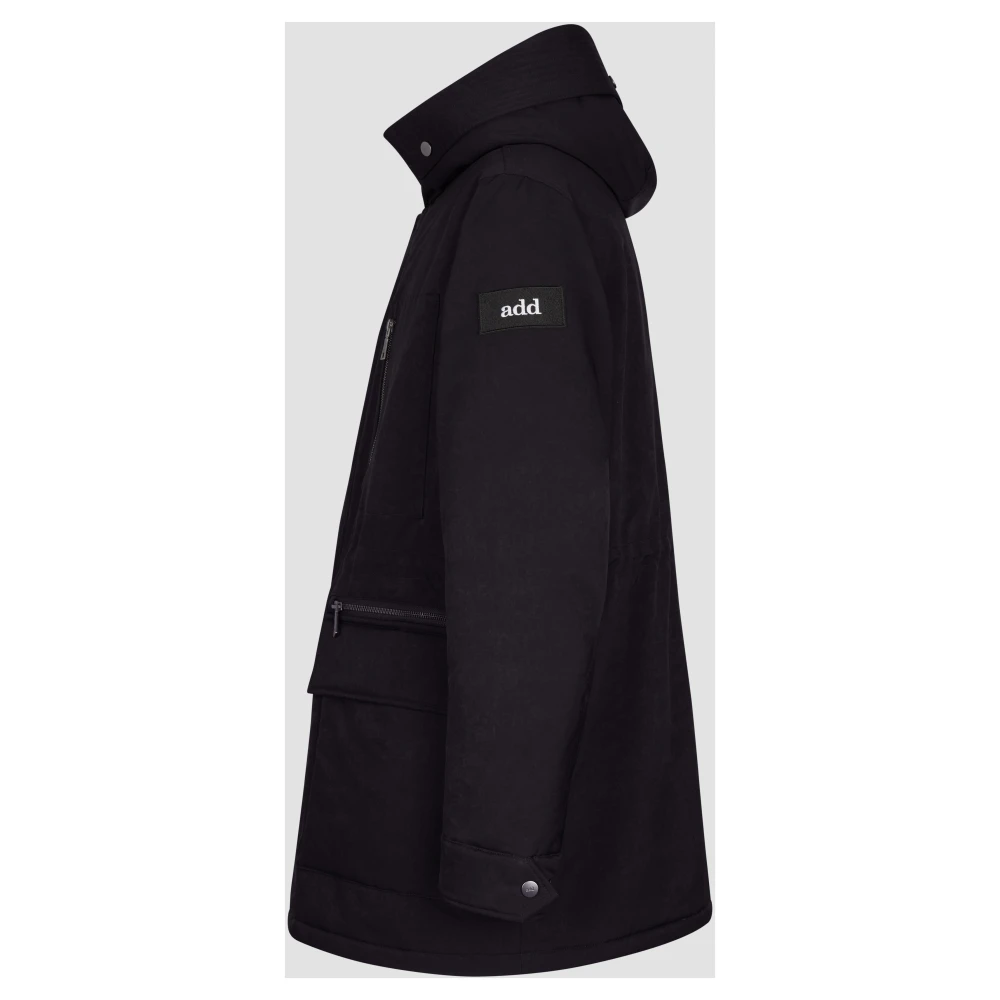 add Parka IN Kleding Gekleurd Black Heren