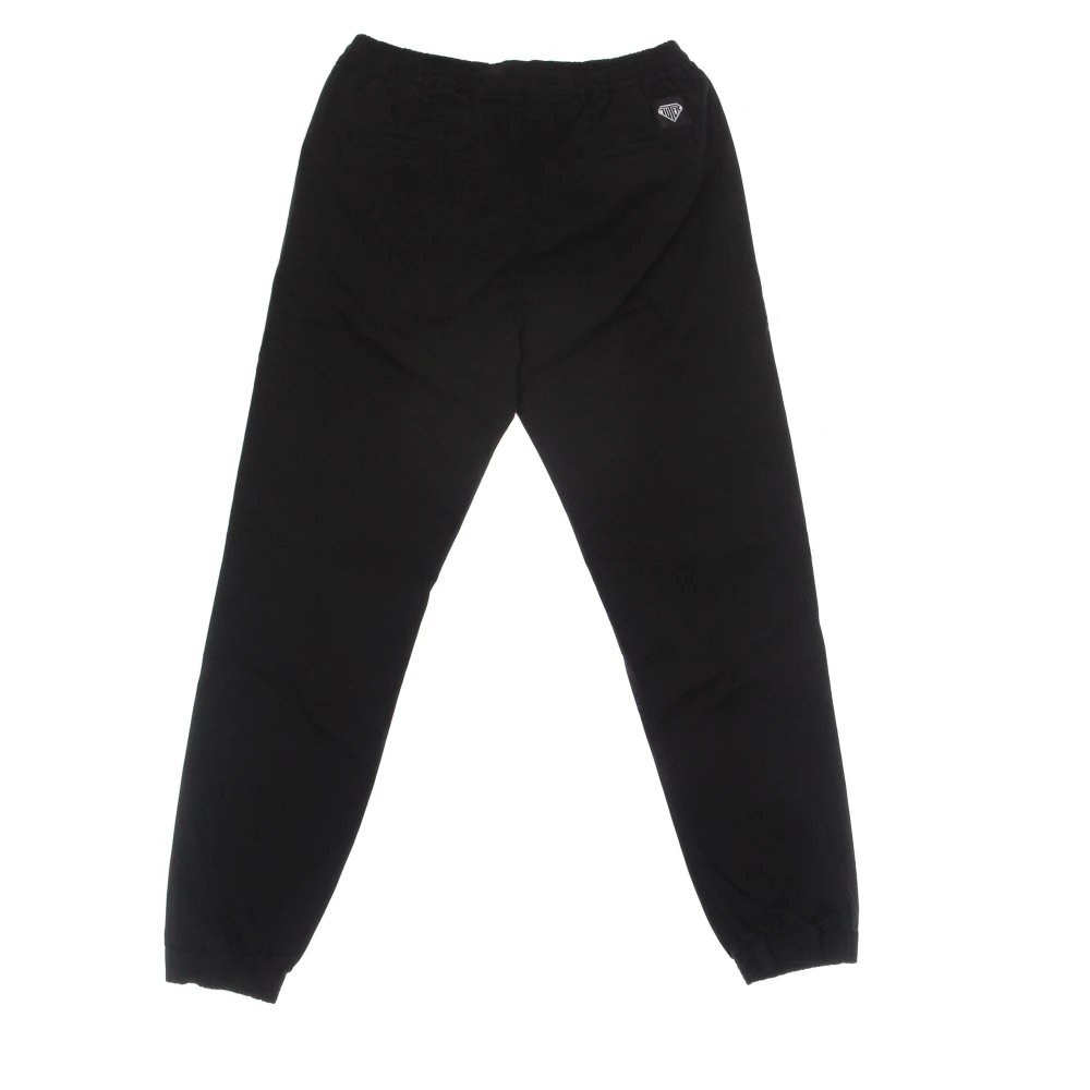 Iuter Uomo Nero - Pantaloni Jogger Neri Con Vita Elastica - Trousers - L