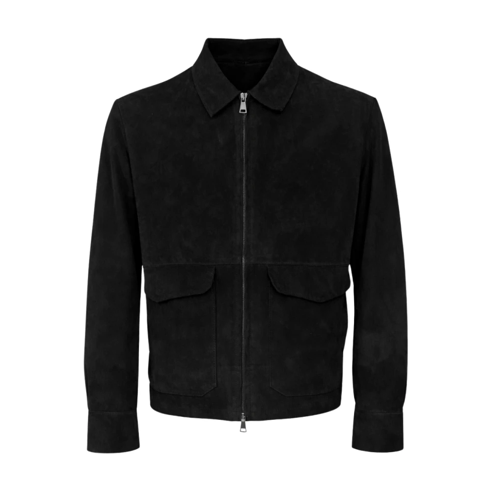 Franzese Collection Men's Black Light Jackets, 4XL, Stefano De Martino Jacket