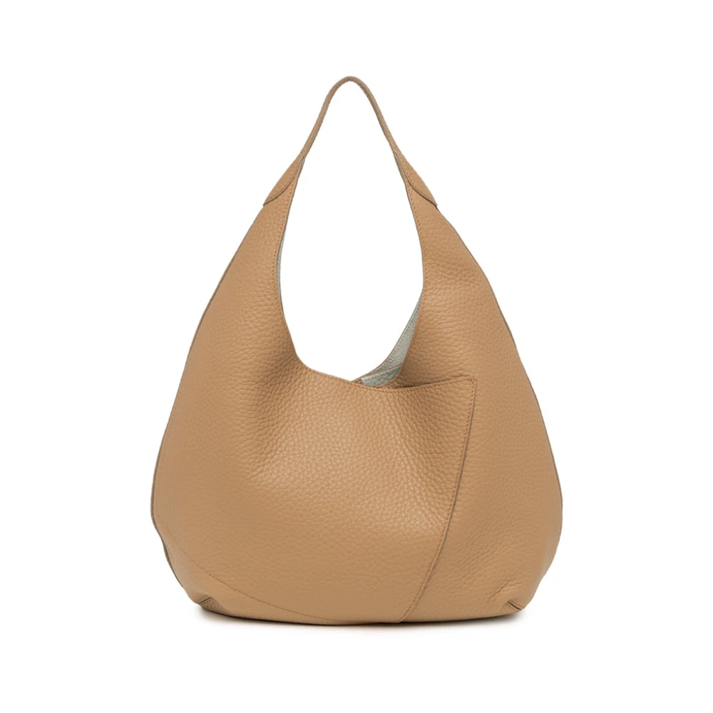 Gianni Chiarini Euforia Ongevoerde Hobo Tas Beige Dames