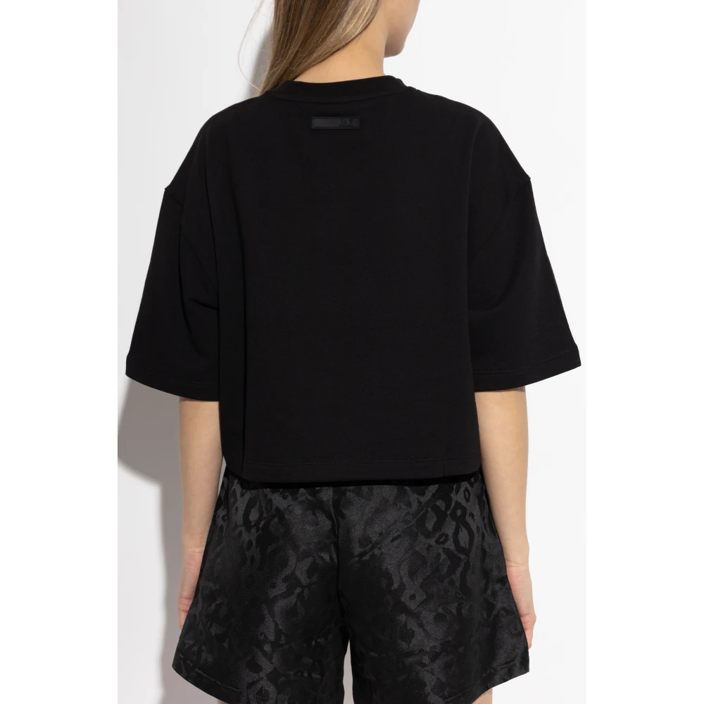 Emporio Armani EA7 T-shirt uit de collectie Black Dames