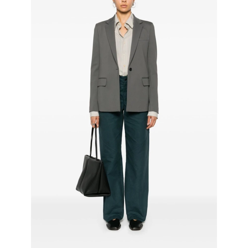 Fabiana Filippi Stijlvolle Jas voor Vrouwen Gray Dames