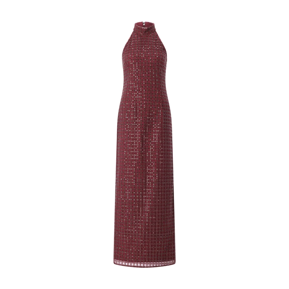 Rotate Birger Christensen Women's Red Party Dresses, M, Maxi Dress