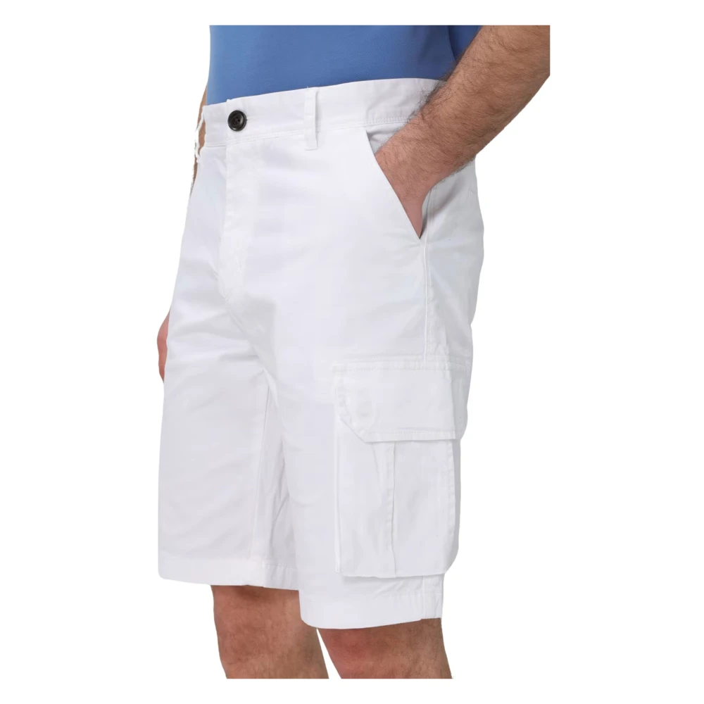 Sun68 Casual Shorts White Heren