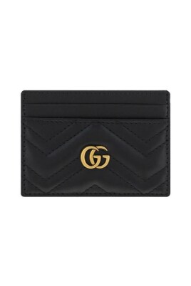 matelasse-leather-card-holder-with-gold-logo