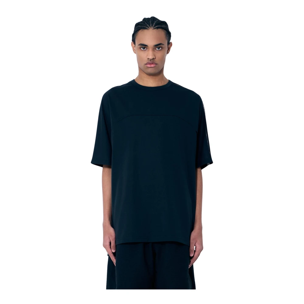 Y-3 Logo Print Crewneck Korte Mouw T-shirt Black Heren