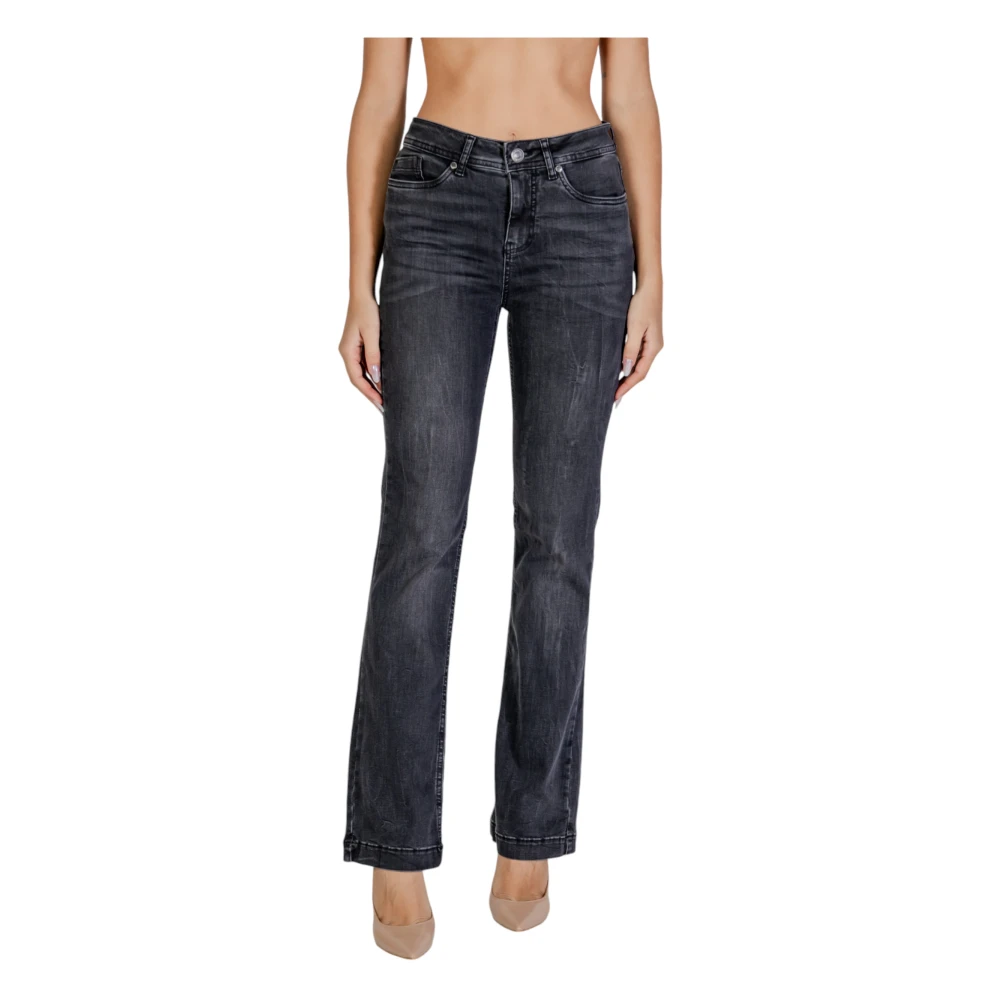Street One Zwarte effen jeans met zakken Black Dames