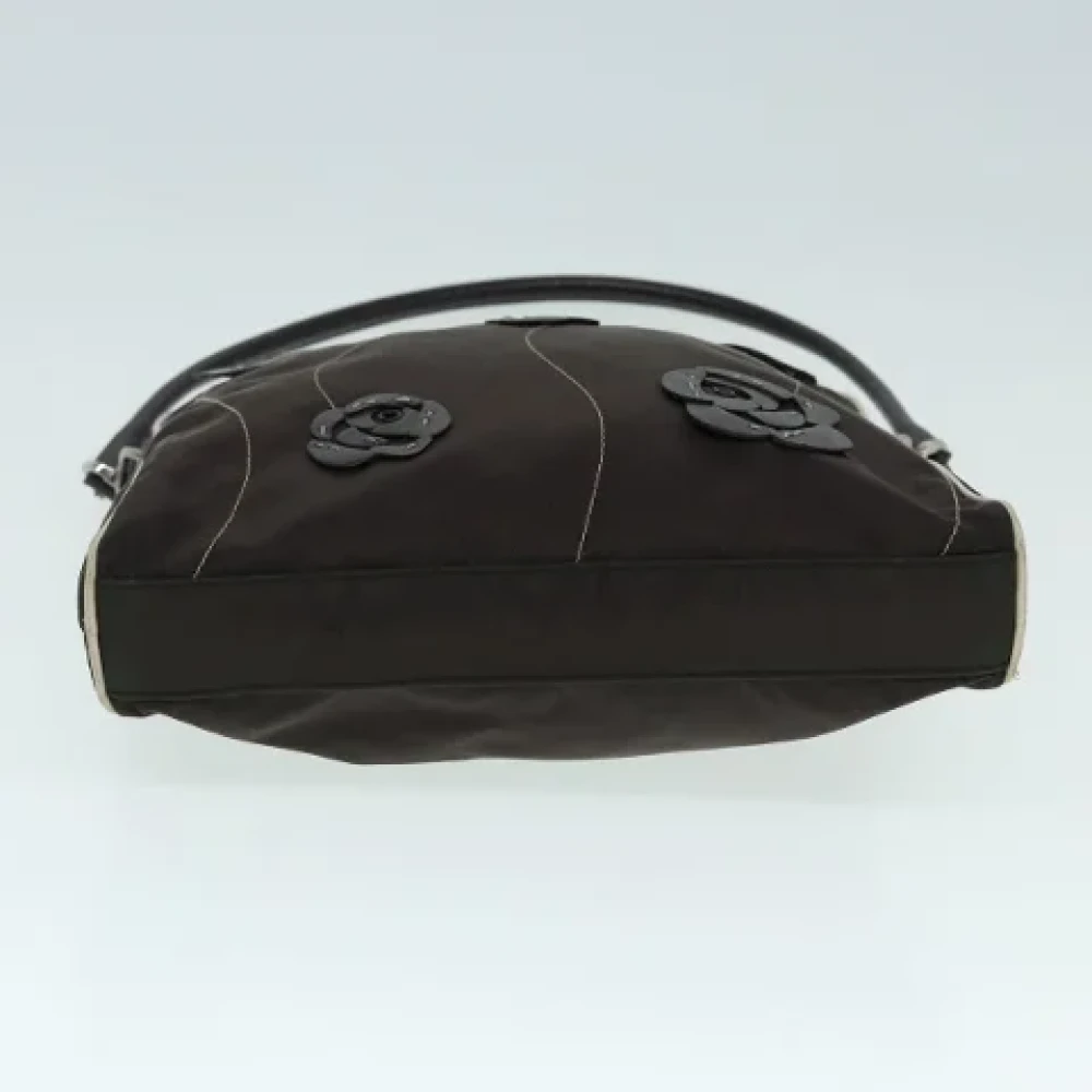 Prada Vintage Pre-owned Nylon handbags Black Dames