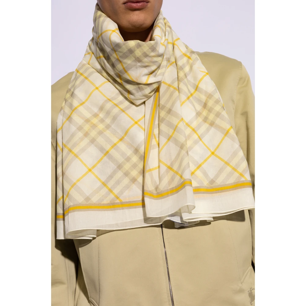 Burberry Geruite sjaal Multicolor Unisex