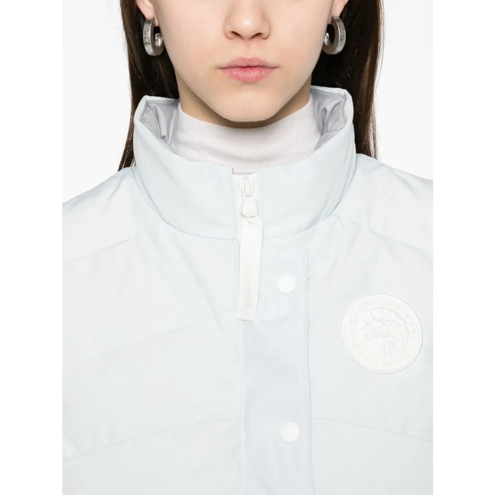 Canada Goose Heldere Blauwe Mouwloze Ganzendonsjas Blue Dames