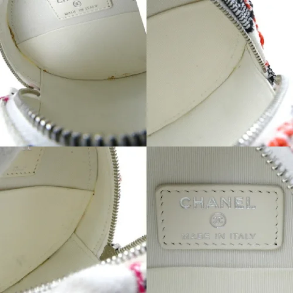 Chanel Vintage Pre-owned Fabric chanel-bags White Dames